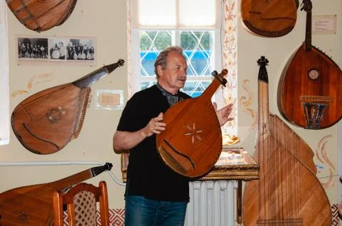 Ukraine, Pereyaslav-Khmelnytsky, May, 2019. Museum of Kobza. Stock Photos