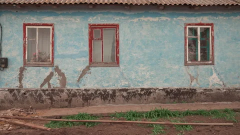 Ukraine Poor House 9 Video stock 233036482