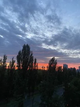 Ukraine sunset5 Stock Photos