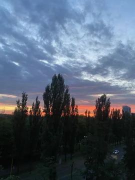 Ukraine sunset6 Stock Photos
