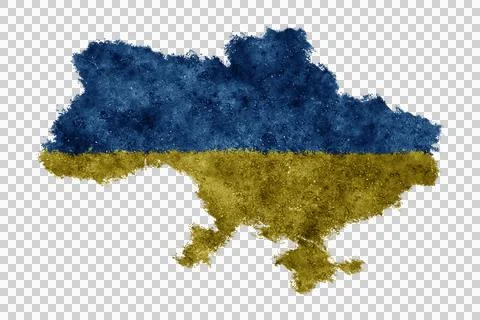 Ukraine Texturized Stock Illustration