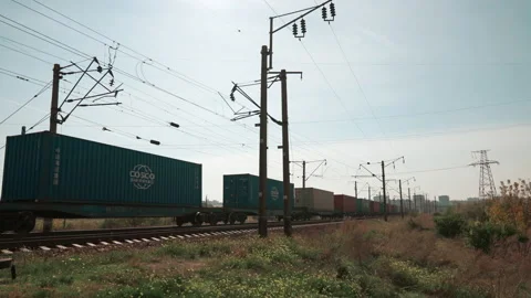 Ukraine Train 2 Video stock 233036509