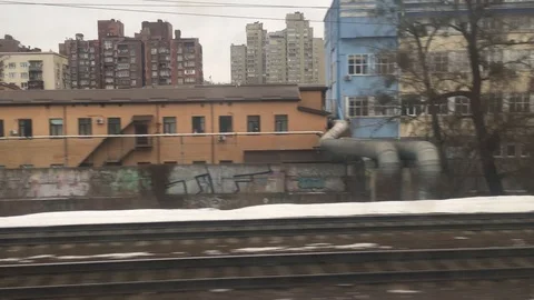 Ukraine Train Stock Footage 90950201