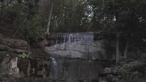 Ukraine Uman sity dendrological Sofiyivka Park arboretum waterfall autumn Stock Footage 220651949