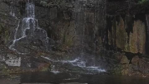 Ukraine Uman sity dendrological Sofiyivka Park arboretum waterfall autumn Stock Footage 220652114