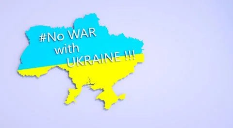 Ukraine under attack. Hands off Ukraine. Stop war in Ukraine. Russia vs Ukraine Stock Illustration