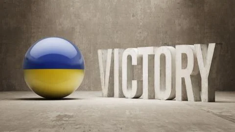 Ukraine. Victory Concept. Stock Illustration