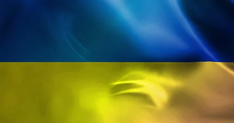 Ukraine waving flag seamless loop Stock Footage 319402275