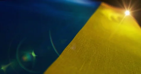Ukraine waving flag seamless loop Stock Footage 319402341