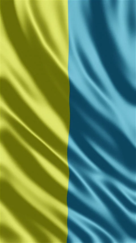 Ukraine waving flag video Stock Footage 288004753