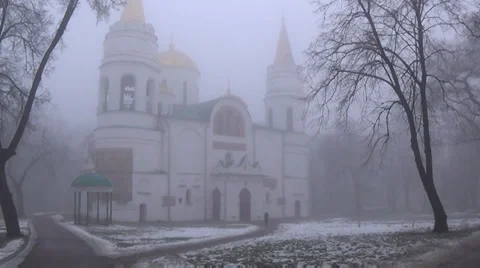 Ukraine's ancient churches 스톡 동영상 33742151