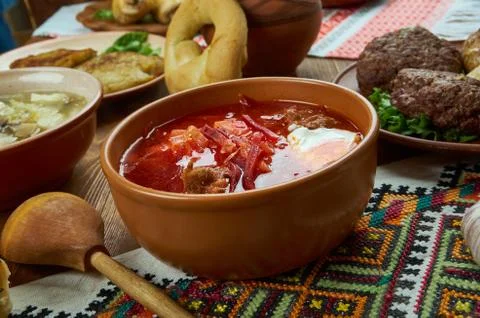 Ukrainian Borscht Fotos de archivo