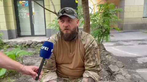 Ukrainian commander in Kharkiv: War will not end anytime soon, Kharkiv, UA - 31  Stock Footage 204144445