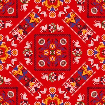 Ukrainian ebroidery pattern Stock Illustration