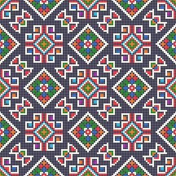Ukrainian ebroidery pattern Stock Illustration