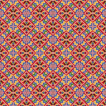 Ukrainian ebroidery pattern Stockillustratie