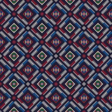 Ukrainian ebroidery pattern Stock Illustration