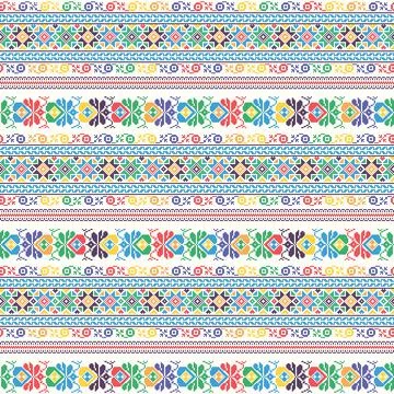 Ukrainian ebroidery pattern Stock Illustration