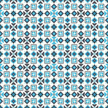Ukrainian ebroidery pattern Stockillustratie