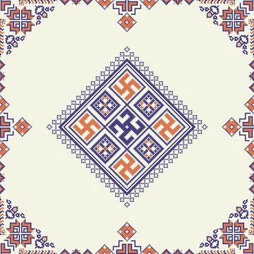 Ukrainian ebroidery pattern Stock-Illustration