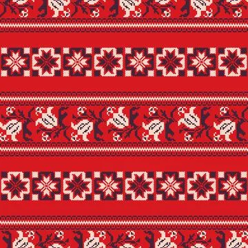 Ukrainian ebroidery pattern Stock-Illustration