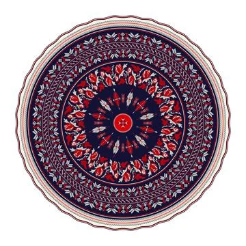 Ukrainian embroidery design element  Stock-Illustration