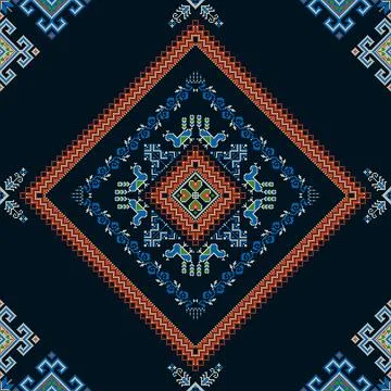 Ukrainian embroidery pattern  Stock Illustration