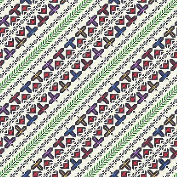 Ukrainian embroidery pattern  Stockillustratie
