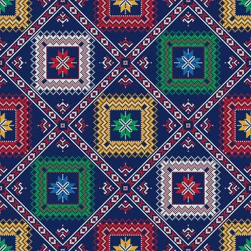 Ukrainian embroidery pattern  Stock Illustration