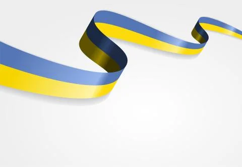 Ukrainian flag background. Vector illustration Stock-Illustration