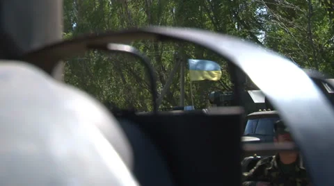 Ukrainian flag Stock Footage 37780679