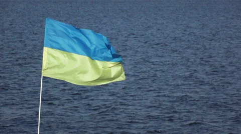 Ukrainian flag Stock-Footage 55790853