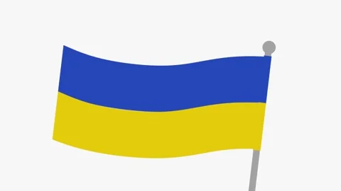Ukrainian flag Видео 229407123