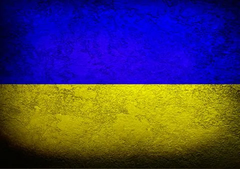 Ukrainian flag Stock Illustration