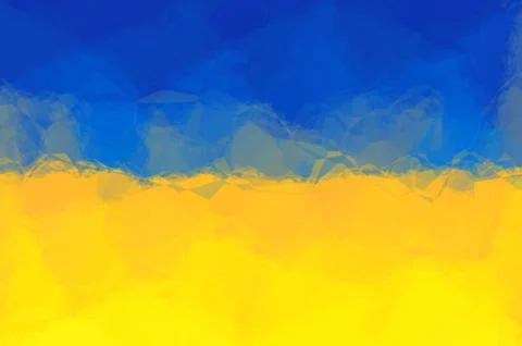 Ukrainian flag Stock Illustration