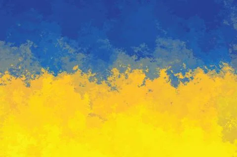Ukrainian flag Stock Illustration