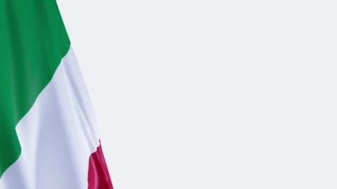 Ukrainian flag loop background left side with copy space on the left 스톡 동영상 332251933