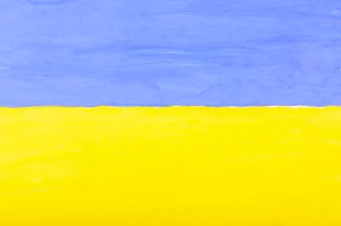 Ukrainian flag Stock Photos