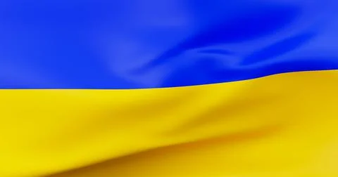 The Ukrainian flag Stock Photos