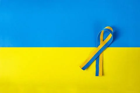 Ukrainian flag Stock Photos