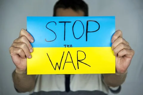 Ukrainian flag Stock Photos