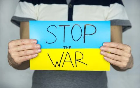 Ukrainian flag Stock Photos
