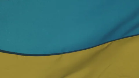 Ukrainian flag waving in the wind Stock Footage 245883294