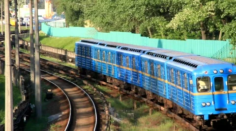 Ukrainian metro Stock Footage 750950