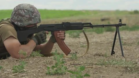 Ukrainian millitary training Stock Footage 202514335