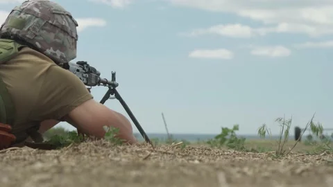 Ukrainian millitary training Stock Footage 202514441