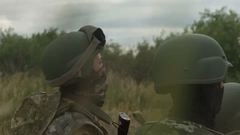 Ukrainian millitary training Stock Footage 202515702