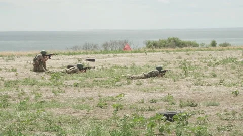 Ukrainian millitary training Stock Footage 202518171