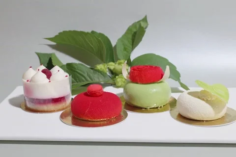 Ukrainian sweets on a plate Stock Footage 200124469