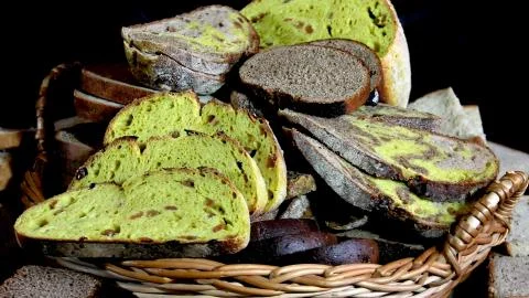 Ukrainian traditional bread Stock Photos